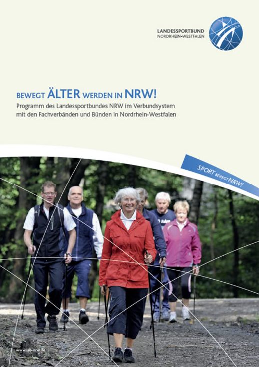 Titelseite des Konzepts Bewegt ÄLTER werden in NRW!