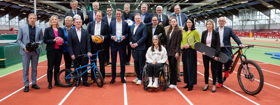 Landesregierung, Vertreter der Kommunen, Landessportbund NRW und Behinderten- und Rehabilitationssportverband NRW nehmen gemeinsam Update des Bewerbungskonzepts vor
