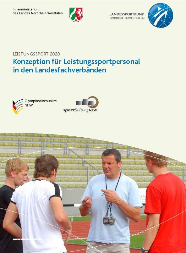 Cover Konzeption Leistungssportpersonal in den Landesfachverbänden