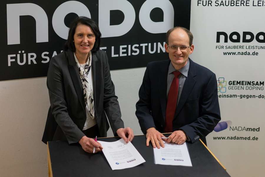Unterzeichnung der Kooperationsvereibarung zwischen Nada und dem LSB NRW
