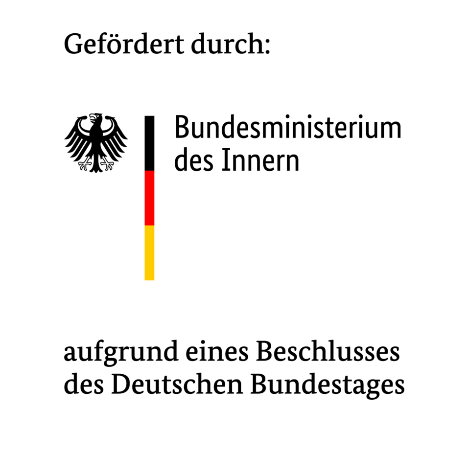 Förderung durch das Bundesministerium des Inneren und für Heimat (BMI)