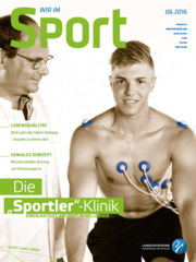 Titelseite Wir im Sport 6/2016