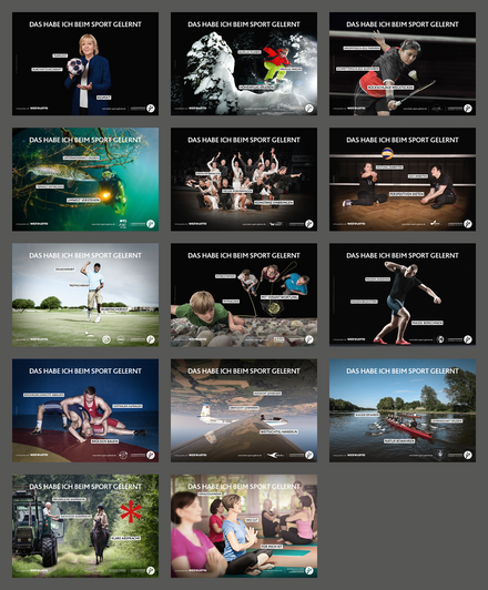 3. Motivserie der Kampagne "Das habe ich beim Sport gelernt"