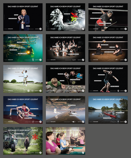 3. Motivserie der Kampagne "Das habe ich beim Sport gelernt"