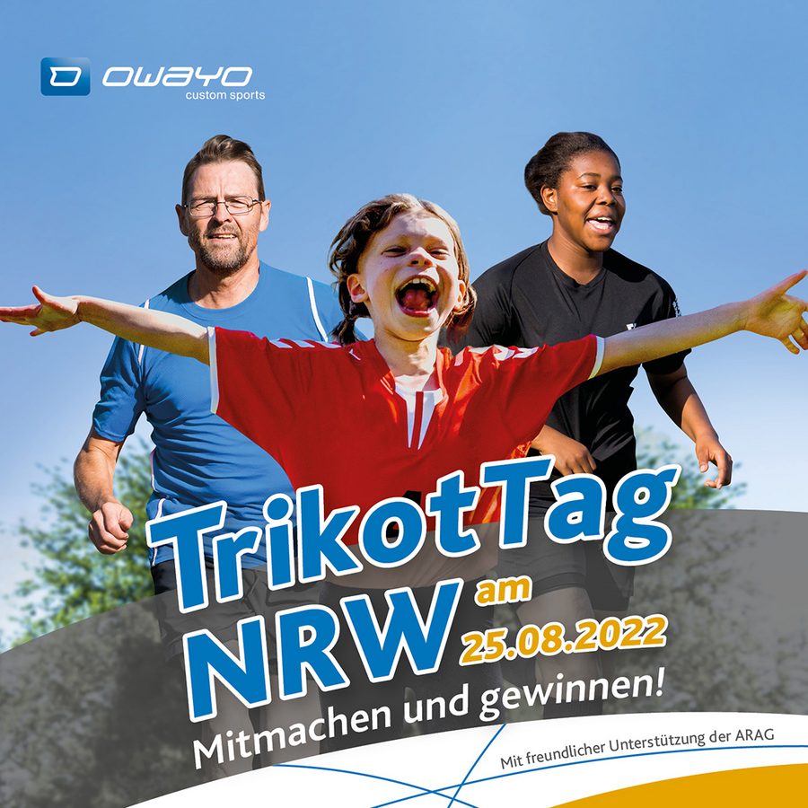TrikotTag NRW am 25.08.2022: 3 Personen im Trikot
