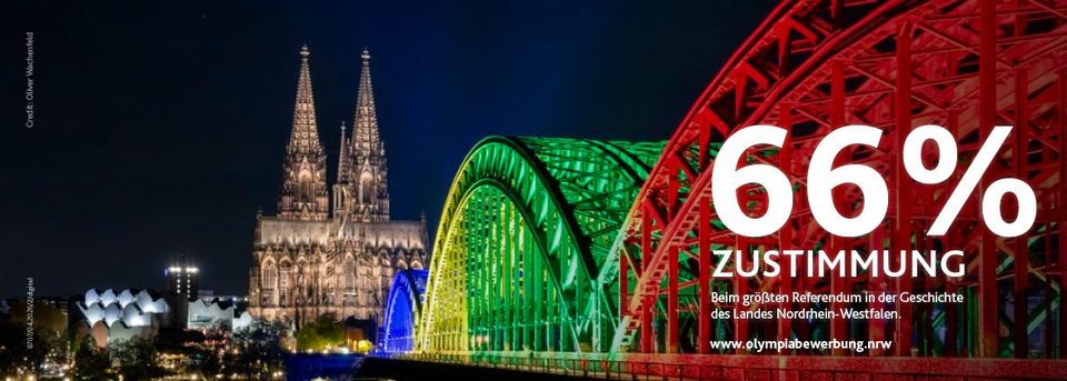 Kölner Dom und Brücke: 66 % Zustimmung beim größten Referendum der Geschichte NRWs