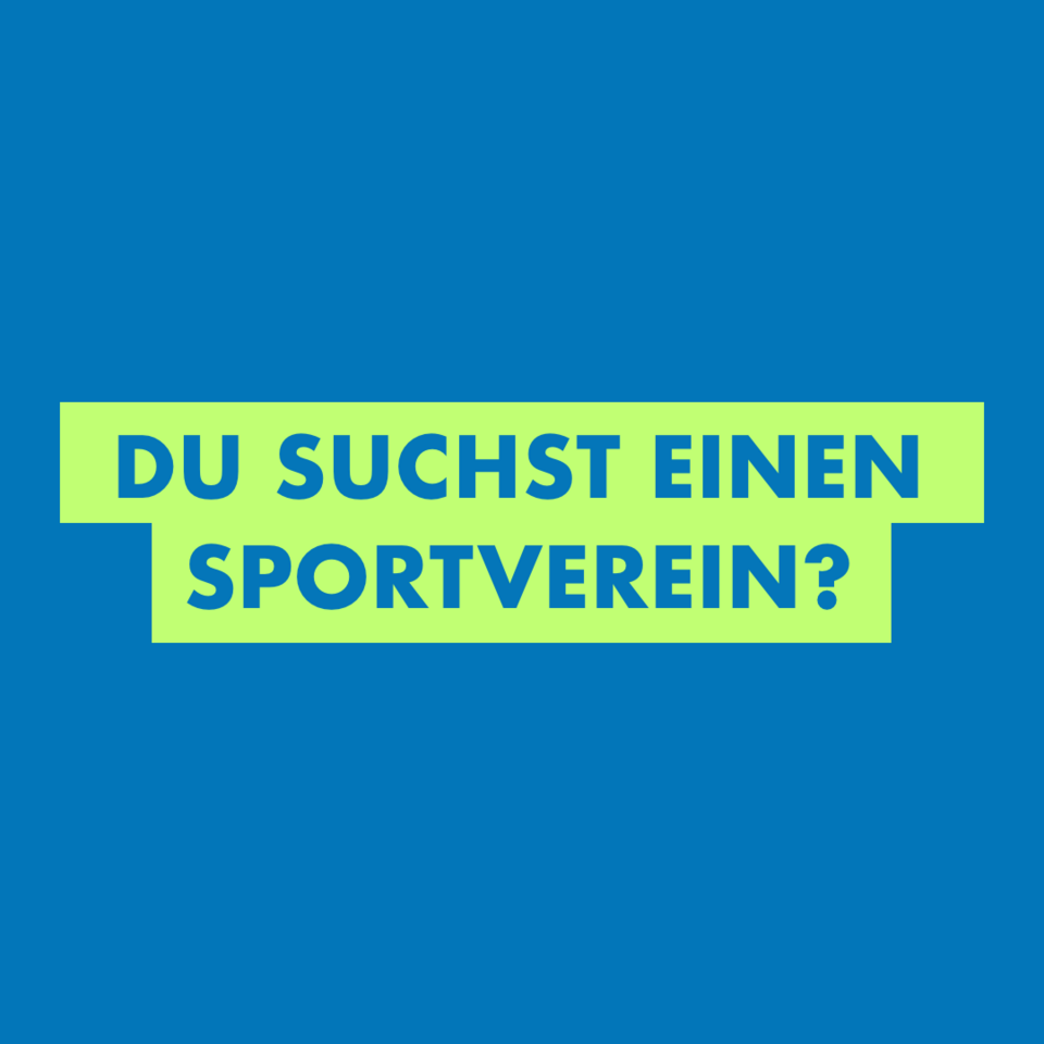 Du suchst einen Sportverein?