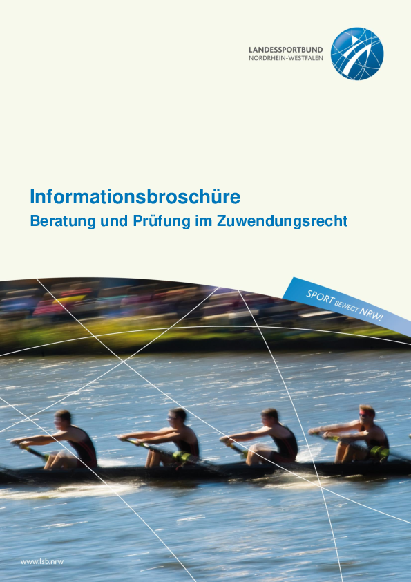 Cover Infobroschüre Zuwendungsrecht