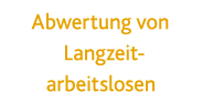 Abwertung von Langzeit- arbeitslosen