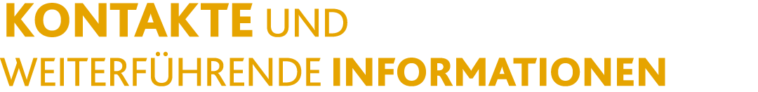 Kontakte und weiterf hrende Informationen