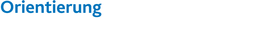 Orientierung