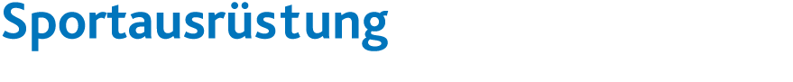 Sportausrüstung 