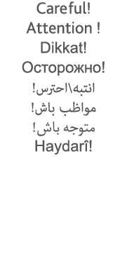 Careful  Attention   Dikkat                                                Haydarî 