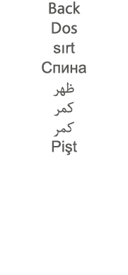 Back Dos sırt                   Pişt