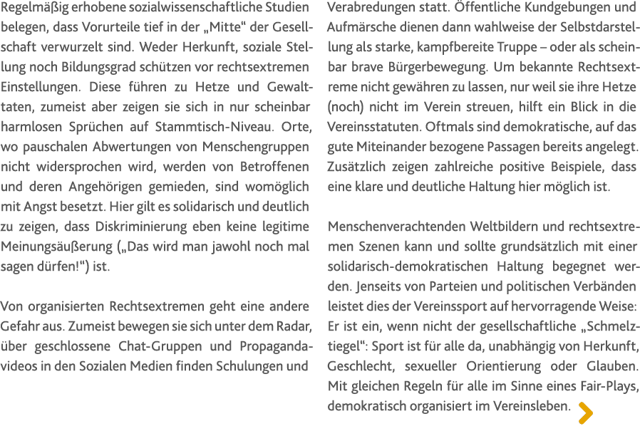 Regelm ig erhobene sozialwissenschaftliche Studien belegen, dass Vorurteile tief in der „Mitte“ der Gesellschaft ver...