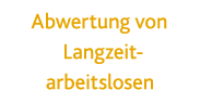 Abwertung von Langzeit- arbeitslosen
