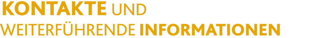 Kontakte und weiterf hrende Informationen