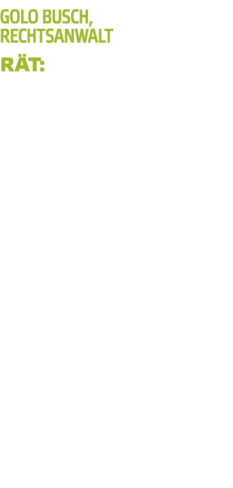 GOLO BUSCH  RECHTSANWALT r t   F r Vereine ist es wichtig bei der Verwendung von Fotografien darauf zu achten  keine    